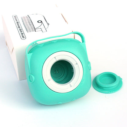 2-in-1 Silicone Pet Bath Brush – Shampoo Dispenser & Gentle Massage (Dogs & Cats)
